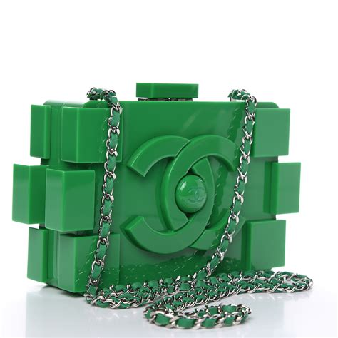 how to spot fake chanel lego clutch|where to buy chanel lego.